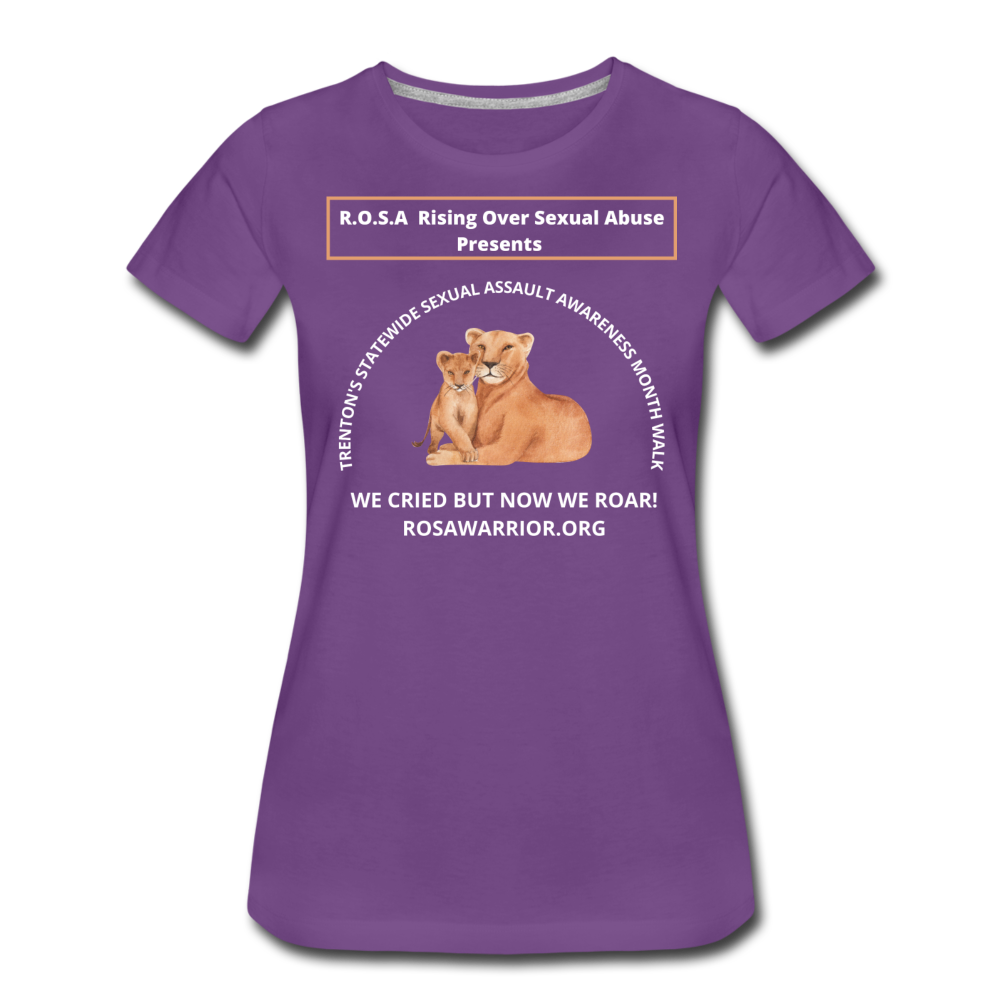 R.O.S.A Women’s Premium T-Shirt - purple