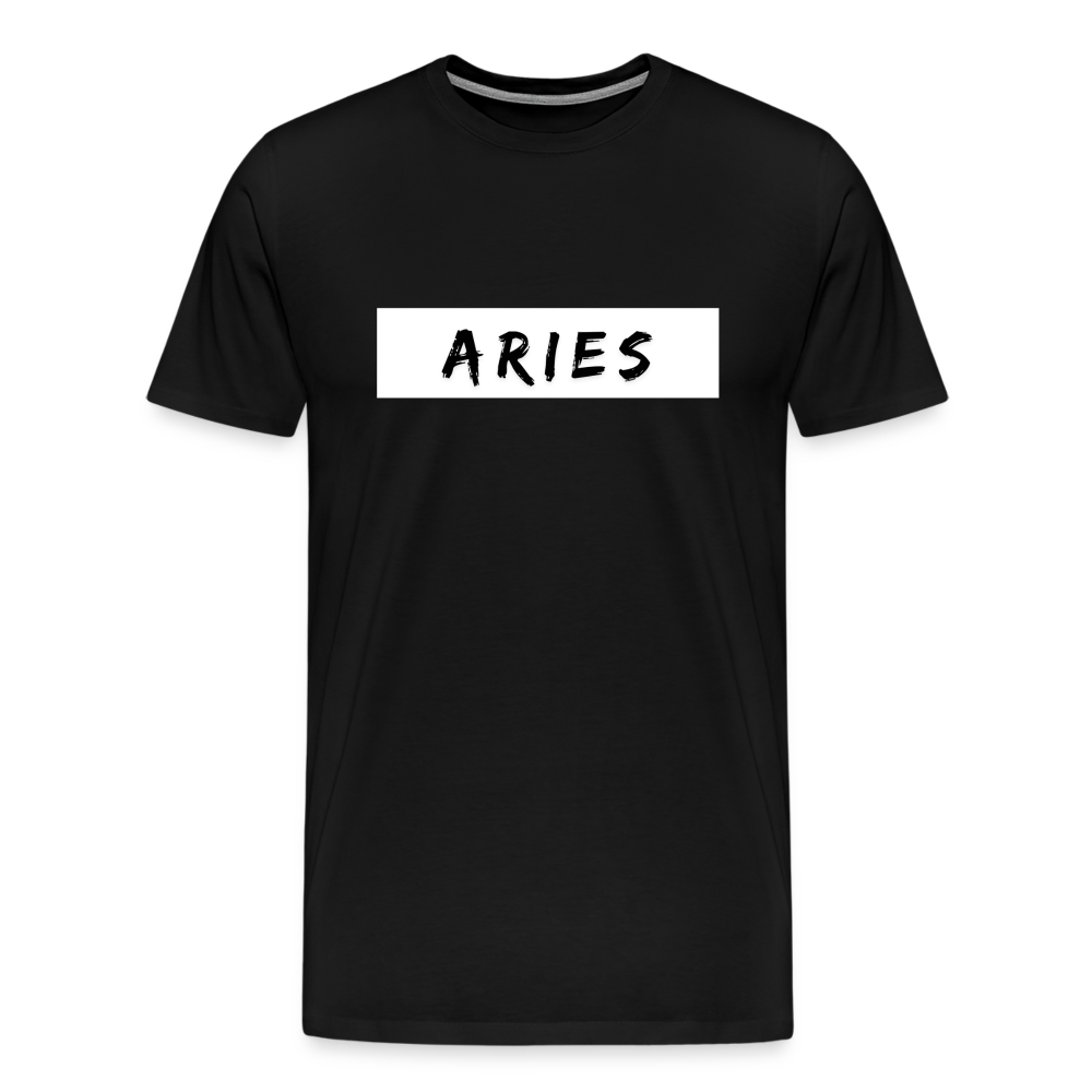 Aries Zodiac Shirt – Bold Aries T-Shirt for Astrology Lovers - black