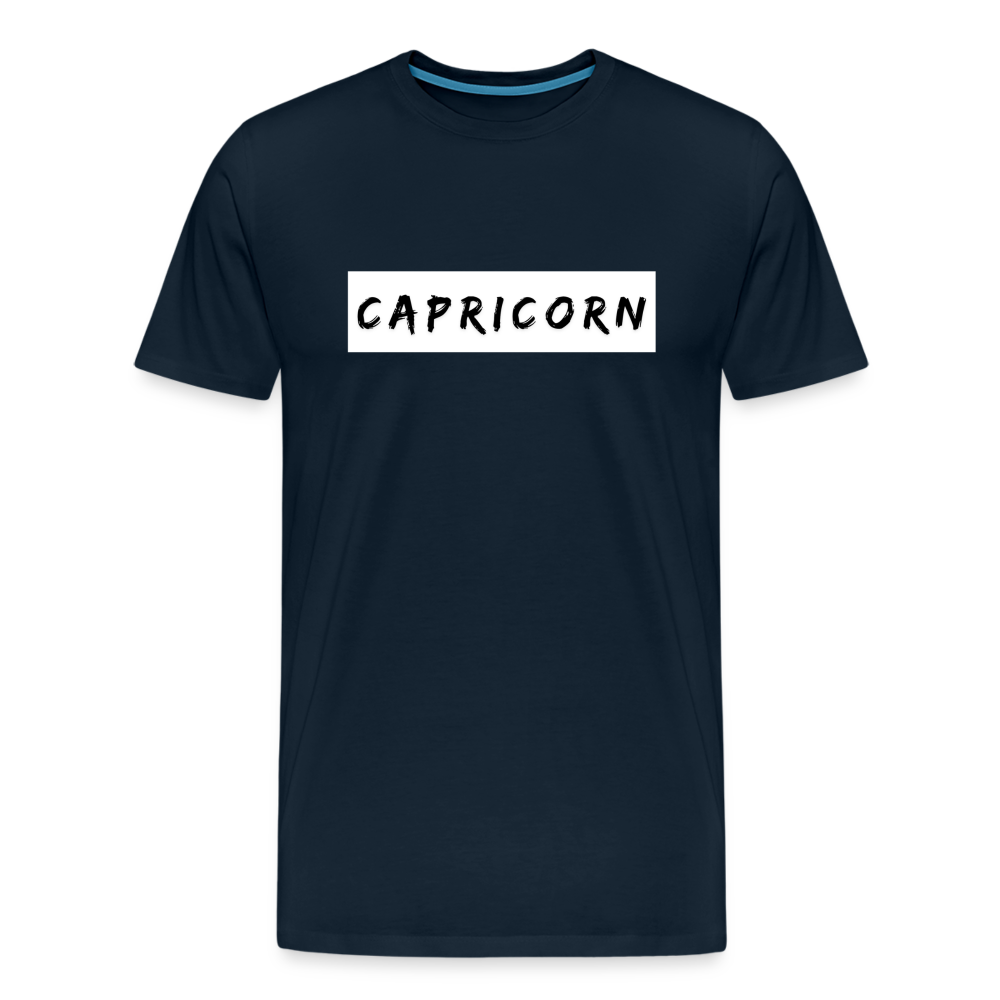 Capricorn Zodiac Shirt – Ambitious and Stylish Capricorn T-Shirt for Astrology Lovers - deep navy