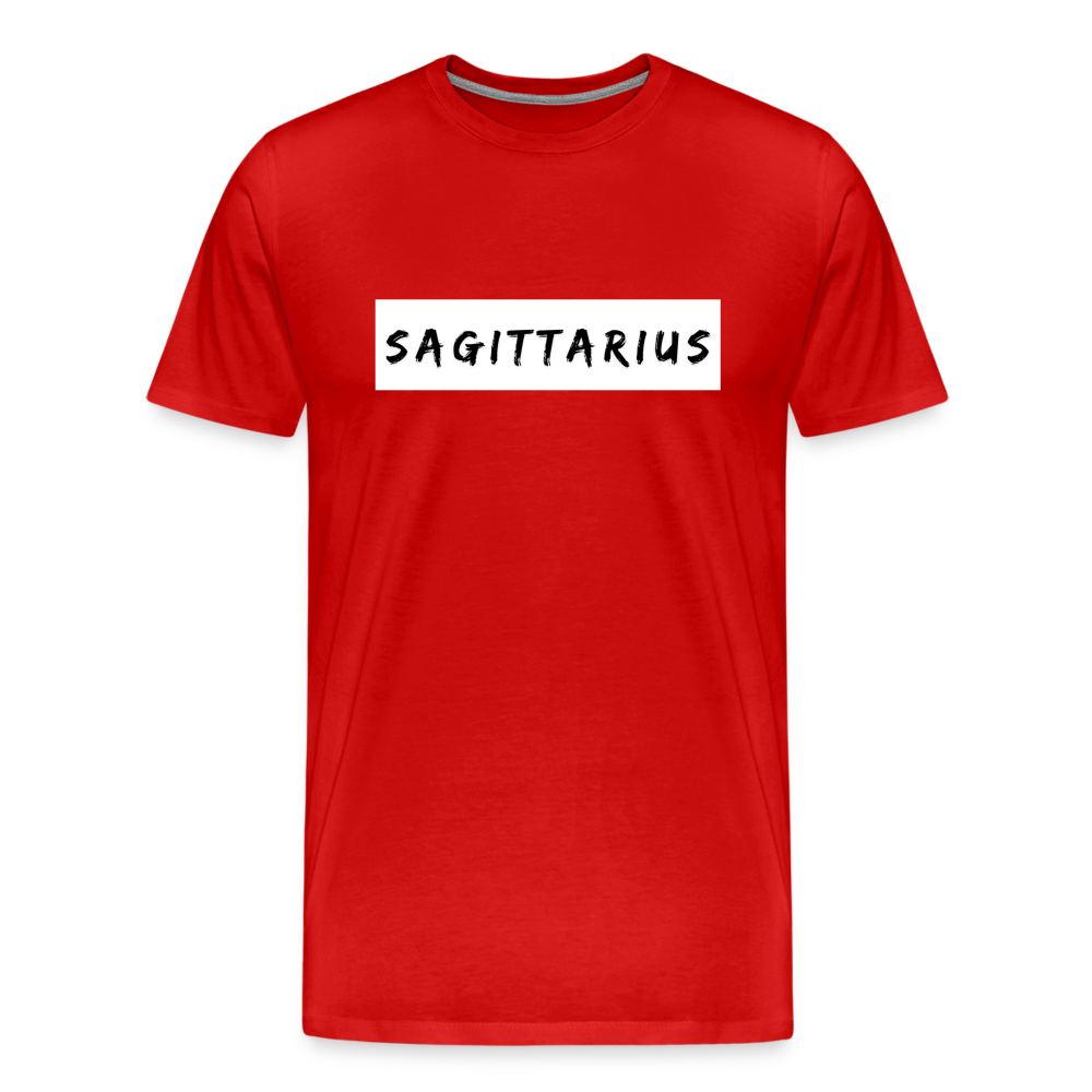 Sagittarius Zodiac Shirt – Adventurous and Stylish Sagittarius T-Shirt for Astrology Lovers - red