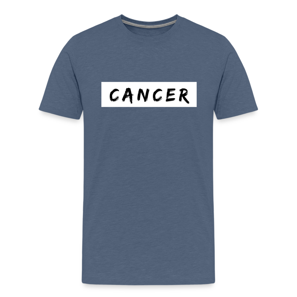 Cancer Zodiac Shirt – Nurturing and Stylish Cancer T-Shirt for Astrology Lovers - heather blue