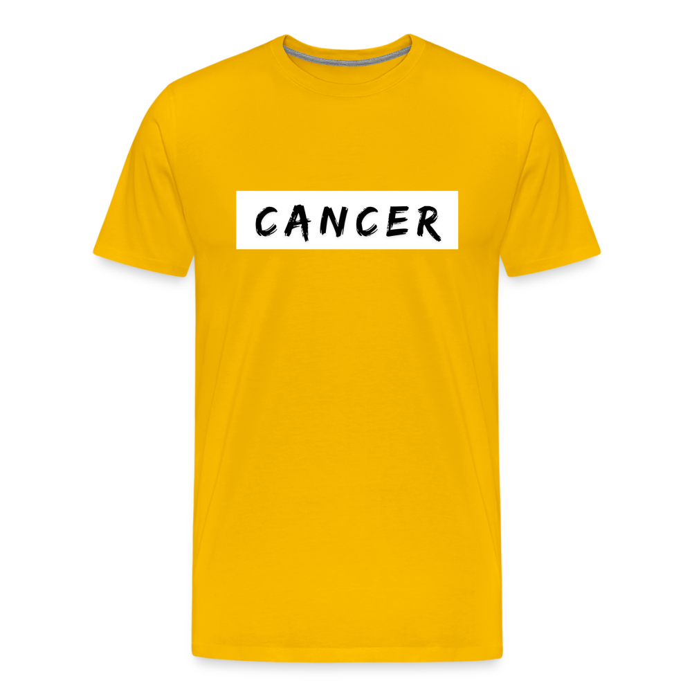 Cancer Zodiac Shirt – Nurturing and Stylish Cancer T-Shirt for Astrology Lovers - sun yellow