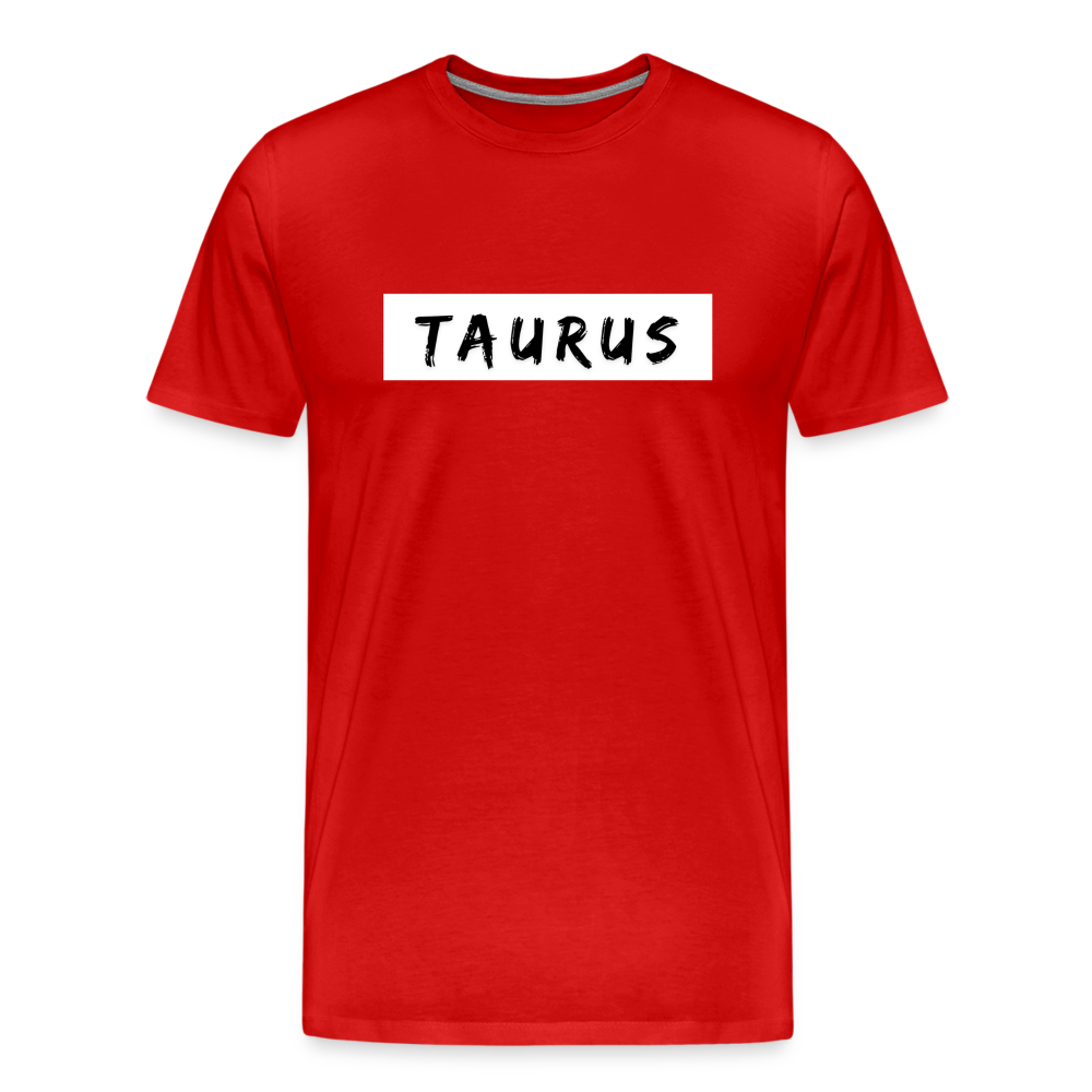 Taurus Zodiac Shirt – Grounded and Stylish Taurus T-Shirt for Astrology Enthusiasts - red