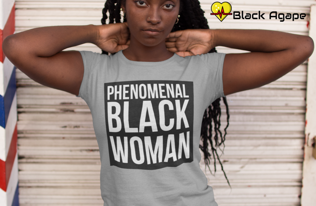 Women's Relaxed T-Shirt w/logo — Black Girl in the CLE